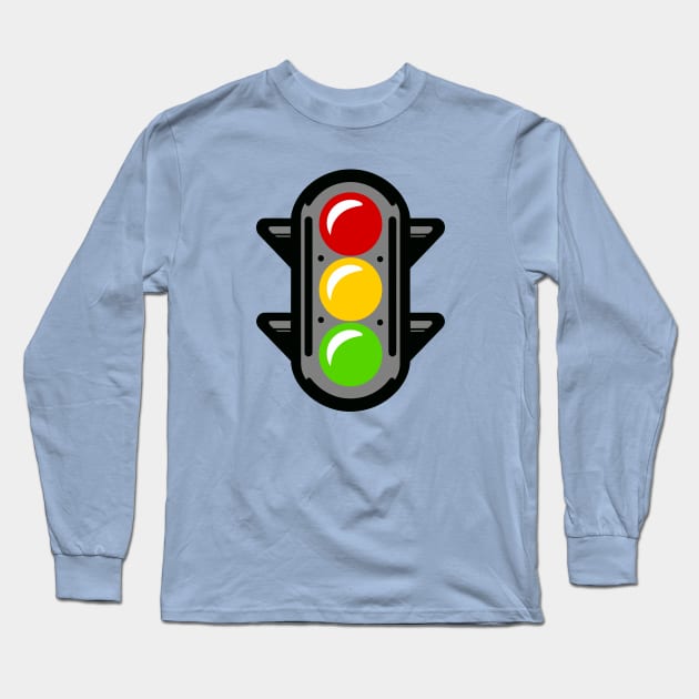 Traffic Light Long Sleeve T-Shirt by KayBee Gift Shop